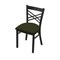 Holland Bar Stool Co 620 Catalina 18" Chair with Black Wrinkle Finish and Canter Pine Seat 62018BW010 - alternate 1